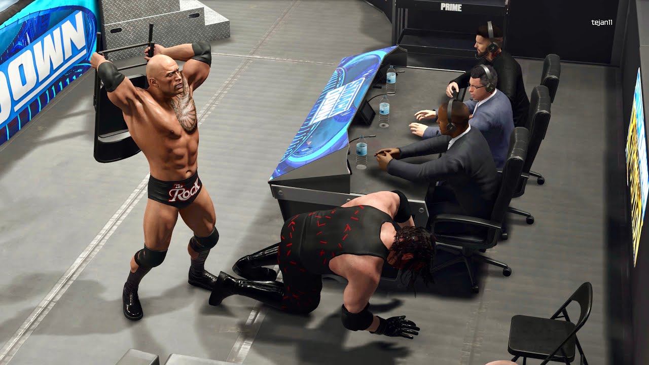 FULL MATCH - The Rock vs. Kane – CASKET Match WWE 2K25 