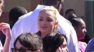 Peyton List and Spencer List arriving to the Teen Choice Awards at Galen Center in Los Angeles