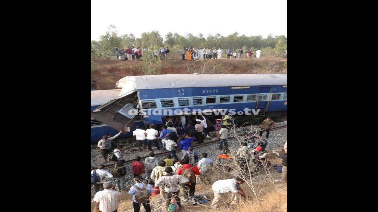BangaloreErnakulam Intercity Express accident Exclusive footage