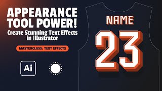 How to Create Text Effects in Illustrator ✨ | Appearance Panel