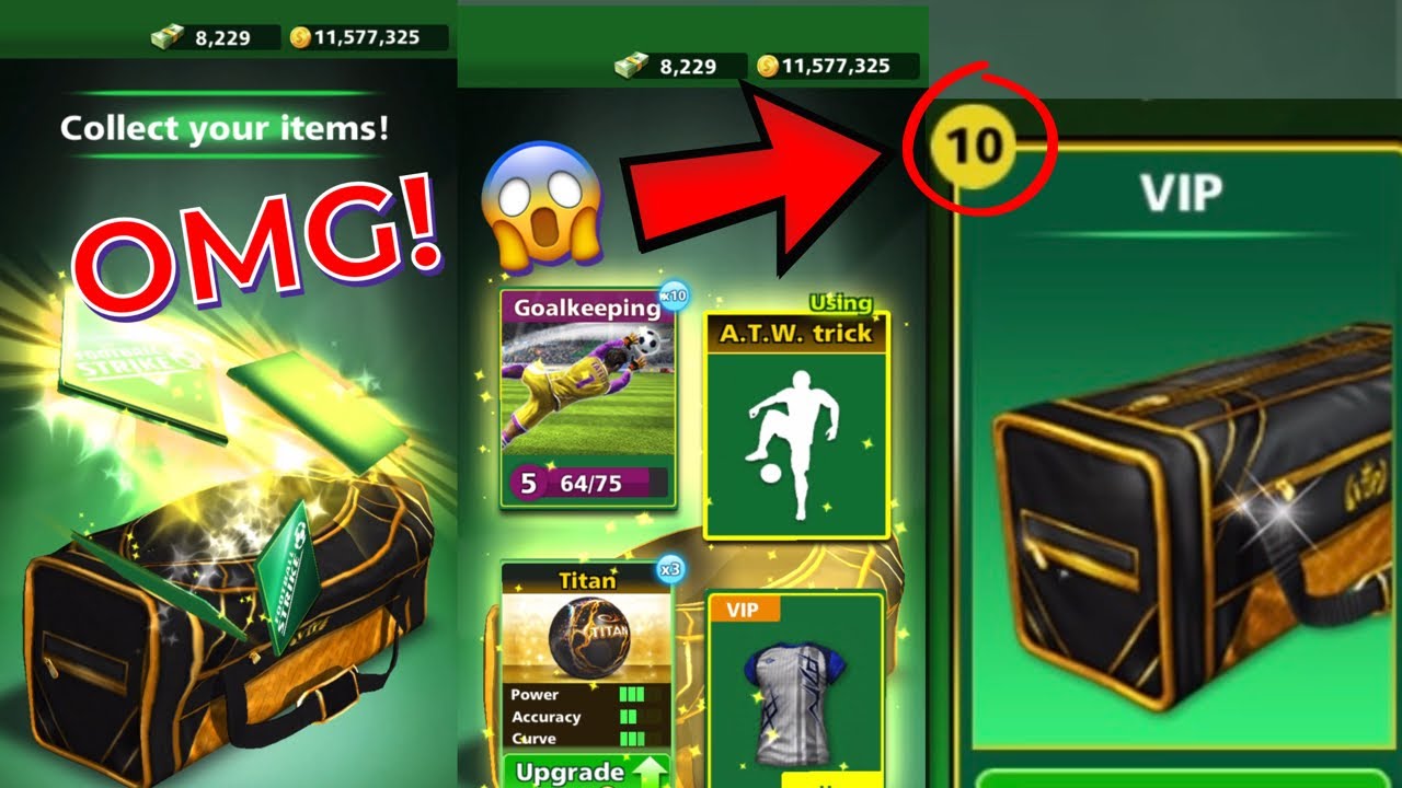 Football Strike MASSIVE VIP BAG OPENING!! YouTube