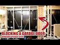 How I Block up a Garage Door - Workshop Upgrade Part 3