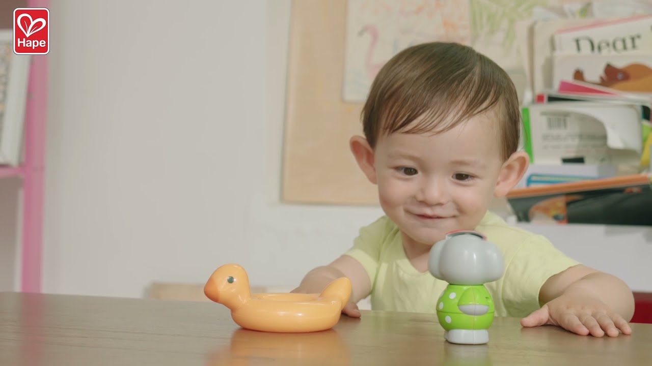 Hape Bath Basketball Elephant Pal Bathtub Shootng Game– HapeToys