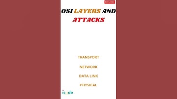 OSI LAYERS AND ATTACKS