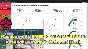 Raspberry Pi BME280 Weather Station Using Python and Flask