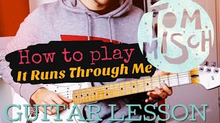 How To Play: Tom Misch - It Runs Through Me | Guitar Lesson