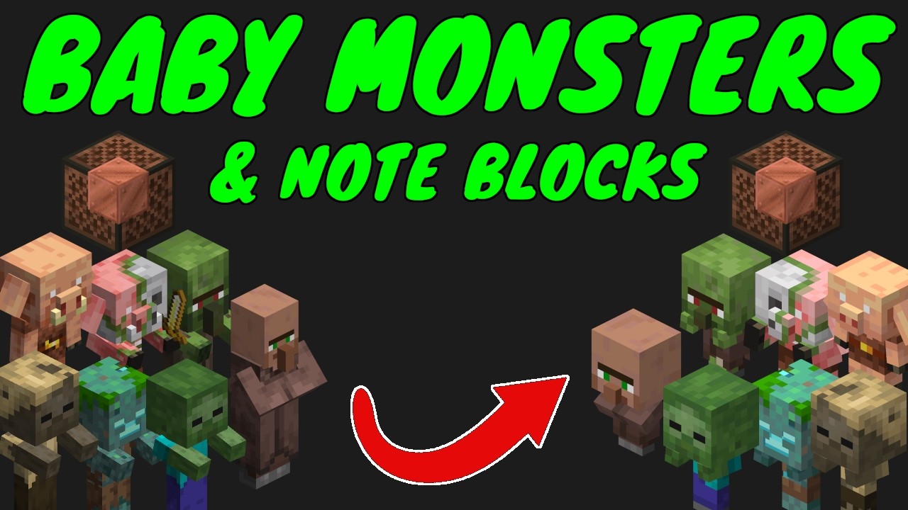 NEW Baby Monsters & Note Blocks |  | Minecraft 26.1 snapshot 7 + predictions