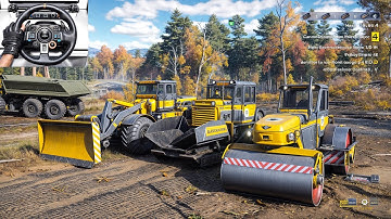 RoadCraft - Transforming an Old Muddy Path into a New Road | Logitech G29 Gameplay #20