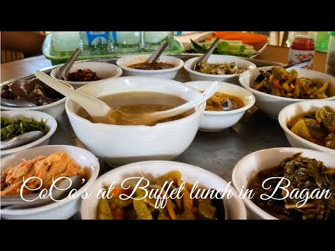 CoCo's at Myanmar Buffet Lunch In Bagan (Vlog)