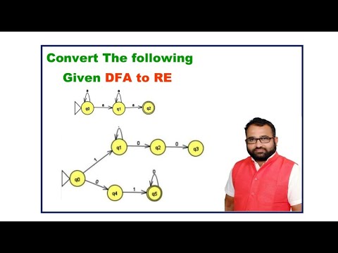 Convert DFA to RE - YouTube