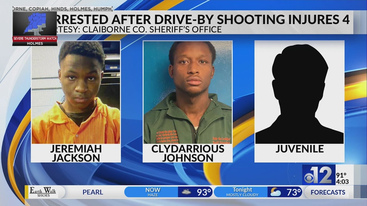 3 arrested after Claiborne County drive-by shooting injures 4 - YouTube