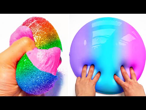 Slime ASMR that's So Satisfying You'll Keep Watching! Relaxing Slime Video..  3161