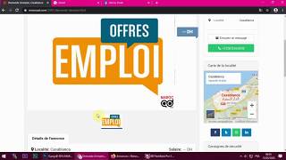 Methode de recherche dun travail au Maroc annonces - site MAROCAD