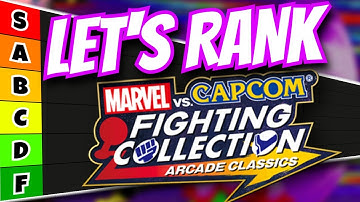 Ranking EVERY GAME in the Marvel Vs Capcom Fighting Collection!