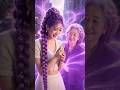 倒れたおばあさんを助けたルミ、紫の魔法の指輪を受け取る