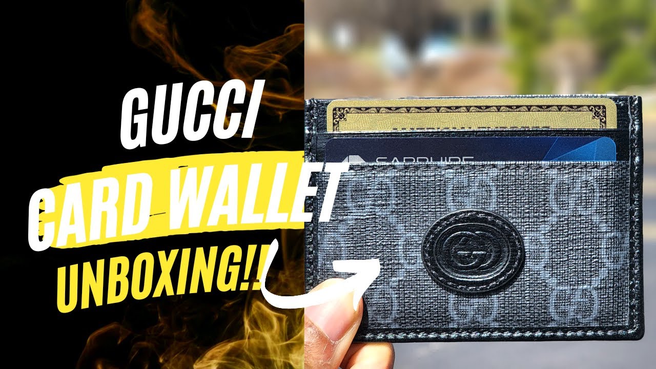 Unbox with me!! Gucci GG Supreme Card Case. #mensfashion #fashion