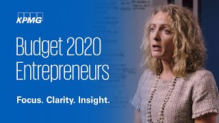 Budget 2020 - Entrepreneurs