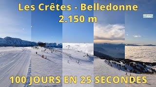 Chamrousse ⏩ Timelapse 100 jours