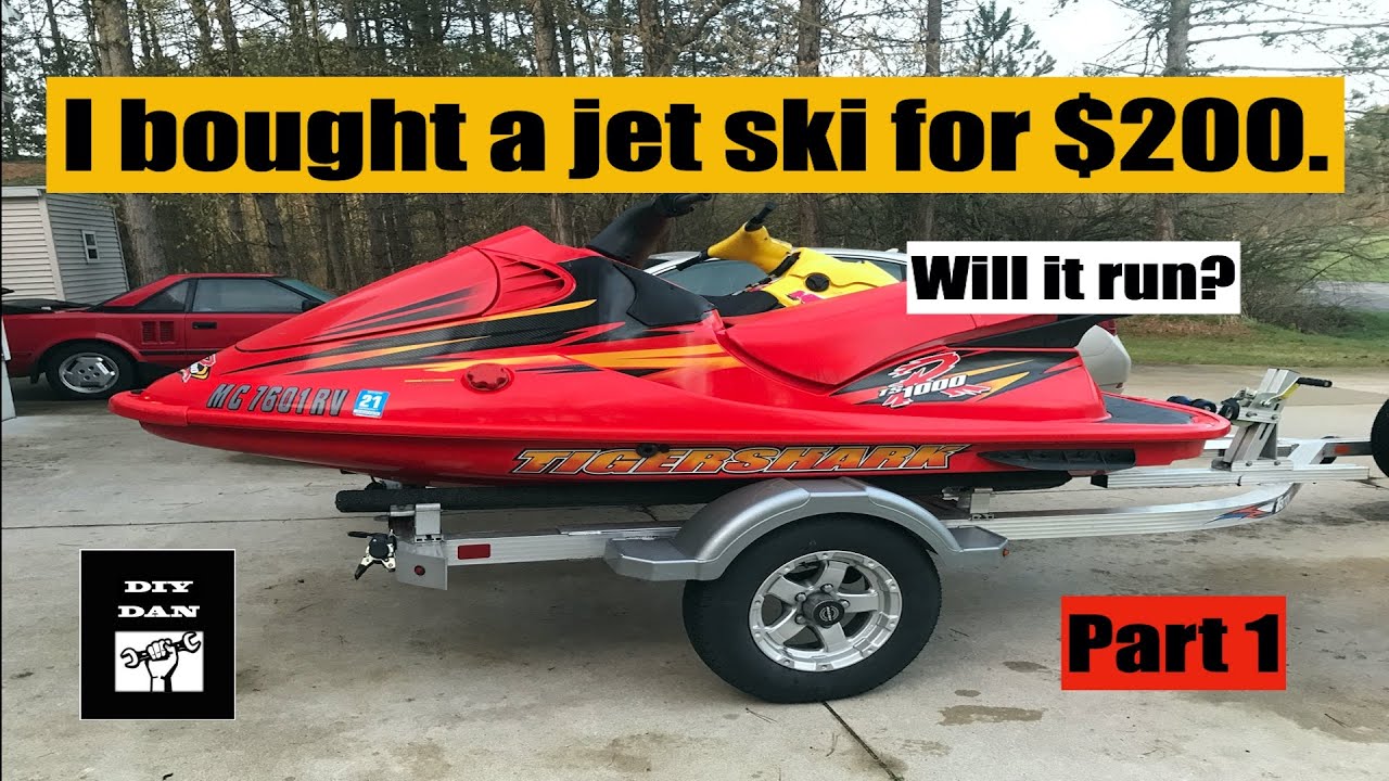 My $200 Jet Ski Project Part 1: Tigershark TS1000R