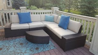 Best Choice Products Wicker Patio Set Unboxing and Review