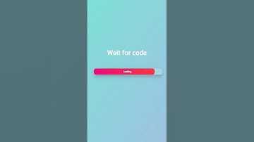 HTML CSS Gradient Progress Bar Animation #shorts