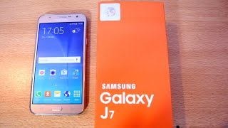 Samsung Galaxy J7 GOLD - Unboxing, Setup & First Look HD