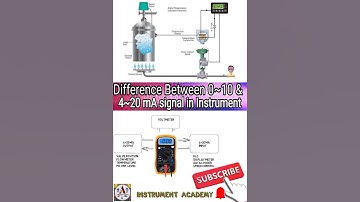 Difference Between 0 to 10 mA and 4 to 20 mA signal | Instrument Signals  #InstrumentAcademy