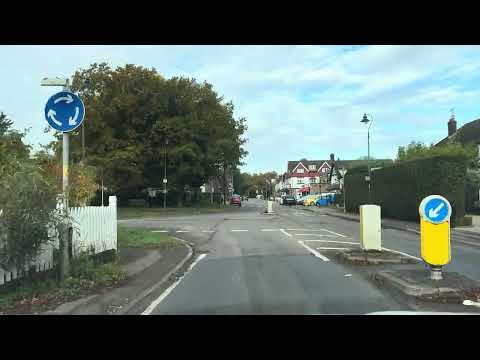 Borehamwood test routes.(shenley)2024.