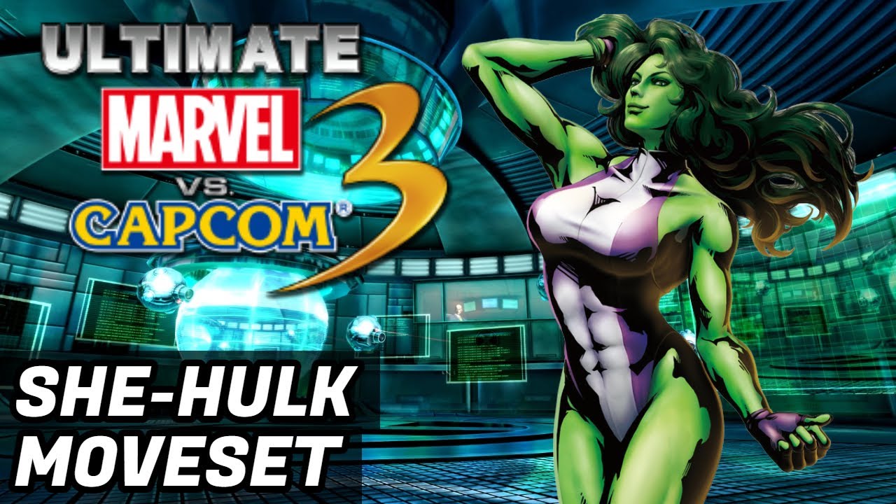 UMVC3 - SHE HULK MOVESET!