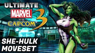 UMVC3 - SHE HULK MOVESET!