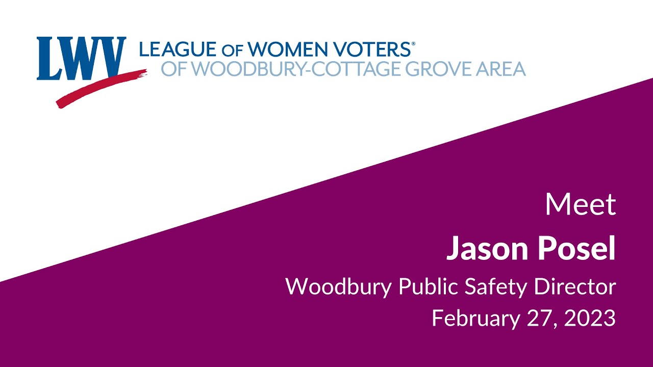 Meet Jason Posel, Woodbury (MN) Public Safety Director YouTube