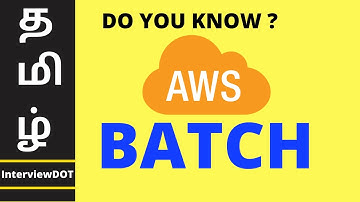 TAMIL AWS BATCH