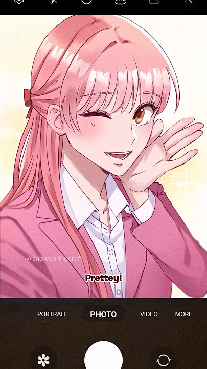 Narumi teaches Hirotaka how to take a selfie 🤳📸 #animatic #wotakoi