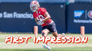 First Impression of 49ers RB Isaac Guerendo