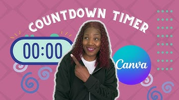 How To Create a Stunning Countdown Timer in Canva | Easy Tutorial"
