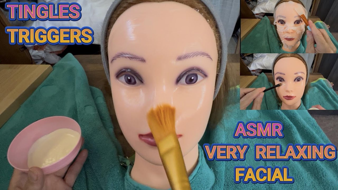 ASMR/Расслабляющая процедура для лица/Покалывания💤Триггеры