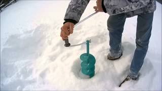 Choosing a Manual Ice Auger - 6 vs. 8 