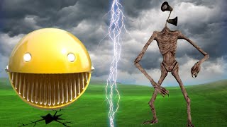 Siren Head VS Pacman In Real Life || Pacman || siren head