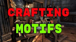 ESO Motifs Explained! What Is A Motif Crafting Motifs Equipment Gear Appearance PS4 /5 Xbox Or PC