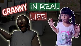 Escape from Granny's House - Granny Game in Real Life Kids Skit