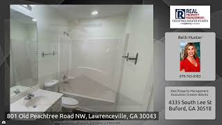 801 Old Peachtree Road NW, Lawrenceville, GA 30043 801 Old Peachtree Road NW, Lawrenceville, GA 30043