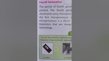 Class-3, Sub Computer, Ch-2, Generations of Computers, topic of Fourt generation
