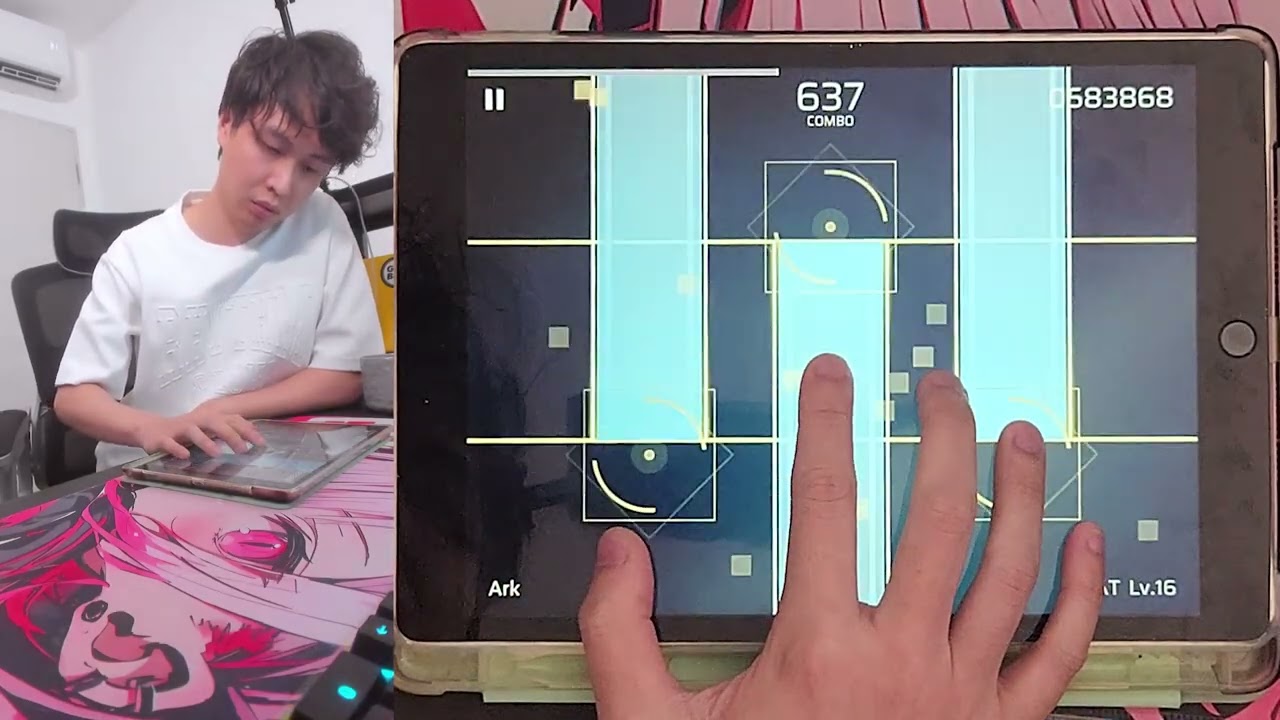 ONE HAND in Phigros - Lv.16 Ark (AT) - ALL PERFECT