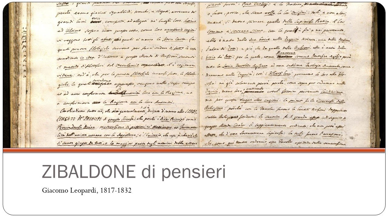 Giacomo Leopardi La Poetica Del Vago E Dell indefinito 03 YouTube