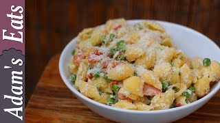 Pasta with peas, bacon and ricotta sauce | Marcella Hazan Italian recipe(, 2017-07-03T16:00:00.000Z)