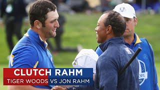 Jon Rahm & Tiger Woods' THRILLING Back Nine Battle | 2018 Ryder Cup
