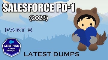 Salesforce Platform Developer - 1 | Practice Questions 2023 | Latest Dumps | 100% Guarantee 🔥🔥