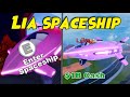 RIDING Secret SPACESHIP with RICHEST Jailbreak Player Lia