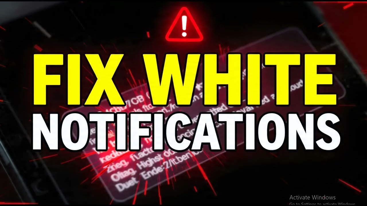 How to fix unreadable white notifications on Android lock scree
