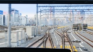 【4K前面展望】上野東京ライン（常磐線） 北行 品川～新橋～東京～上野